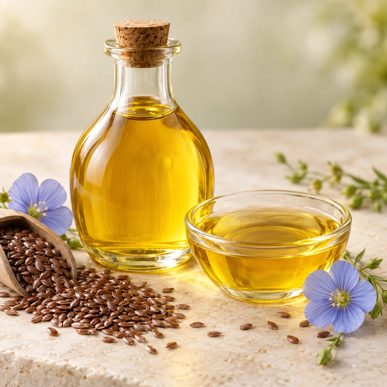 Flaxseed Oil (Cold-Pressed)